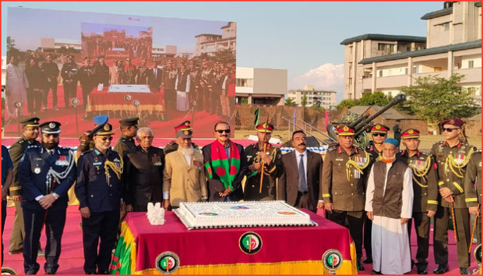 সিলেটে বর্ণাঢ্য আয়োজনে সশস্ত্র বাহিনী দিবস