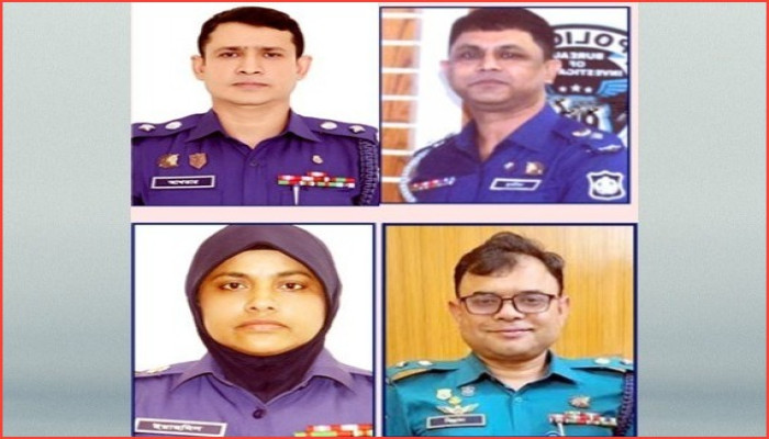সিলেট বিভাগের চার জেলায় নতুন পুলিশ সুপার