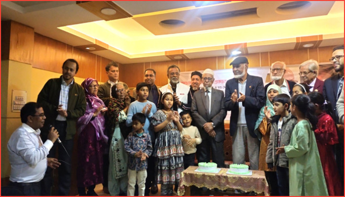 হবিগঞ্জে প্রাজ্ঞজনদের জন্মদিন উদযাপন ও আলাপচারিতা