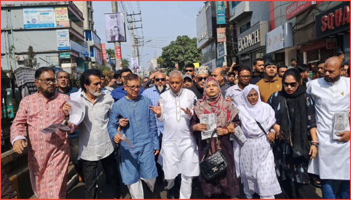 খন্দকার মুক্তাদিরের পক্ষে গণসংযোগে সরব সাবেক মেয়র