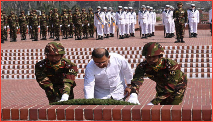 জাতীয় স্মৃতিসৌধে প্রধানমন্ত্রীর শ্রদ্ধা নিবেদন
