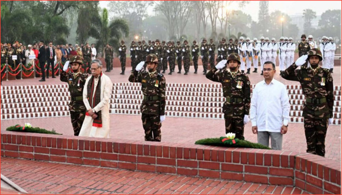 স্বাধীনতা দিবসে জাতীয় স্মৃতিসৌধে রাষ্ট্রপতি ও প্রধানমন্ত্রীর শ্রদ্ধা