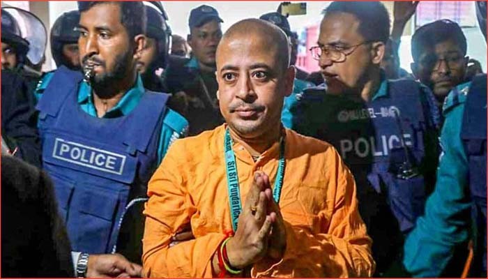দুই মামলায় চিন্ময় দাসের জামিন