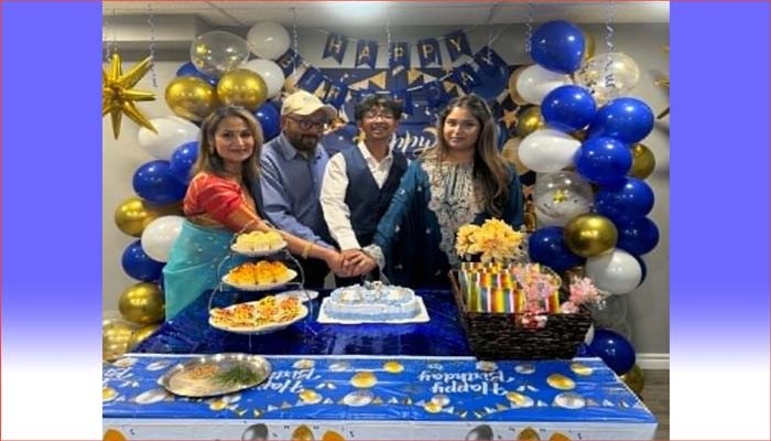 চিত্রশিল্পী অলক-সুপর্ণার পুত্র আরুশের জন্মদিন উদযাপন