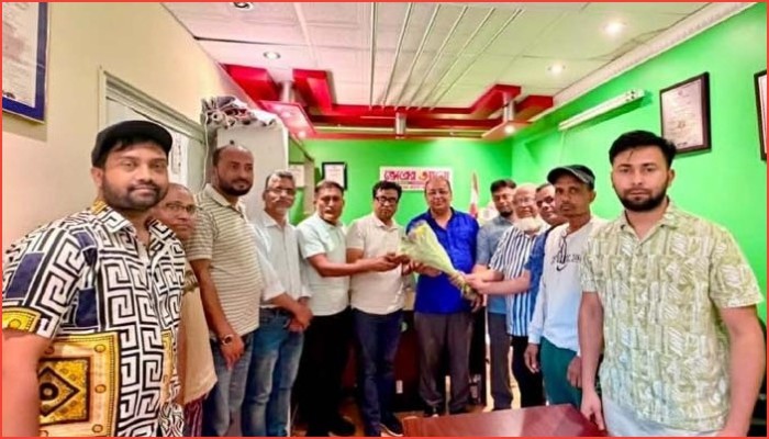 টরন্টোতে মিনহাজ চৌধুরীকে সংবর্ধনা