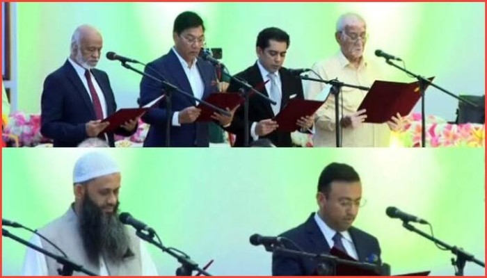 মন্ত্রিসভায় ছয় নতুন সদস্য, শপথ পড়ালেন রাষ্ট্রপতি