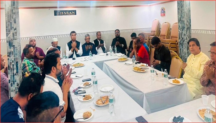 ওমরাহ পালনে সৌদি আরব যাচ্ছেন ইমদাদ চৌধুরী, ব্রঙ্কসে দোয়া