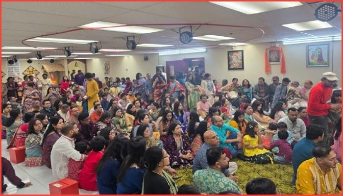 মহাসপ্তমীতে ভক্তসমাগমে মুখর মিশিগানের পূজামণ্ডপ, আজ মহাষ্টমী